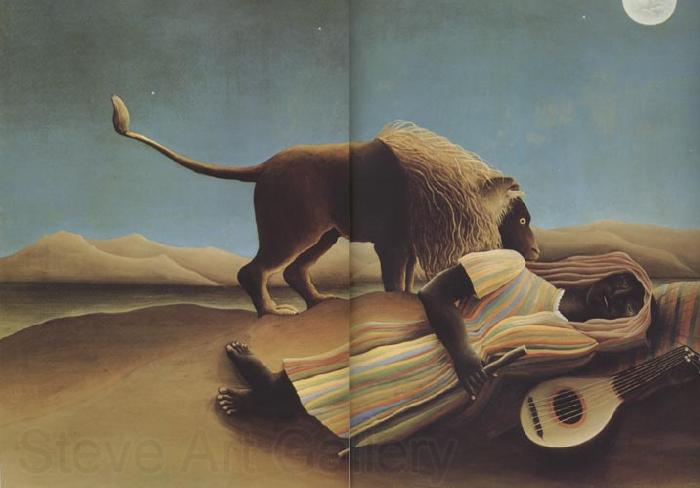 Henri Rousseau The Sleeping Gypsy Norge oil painting art